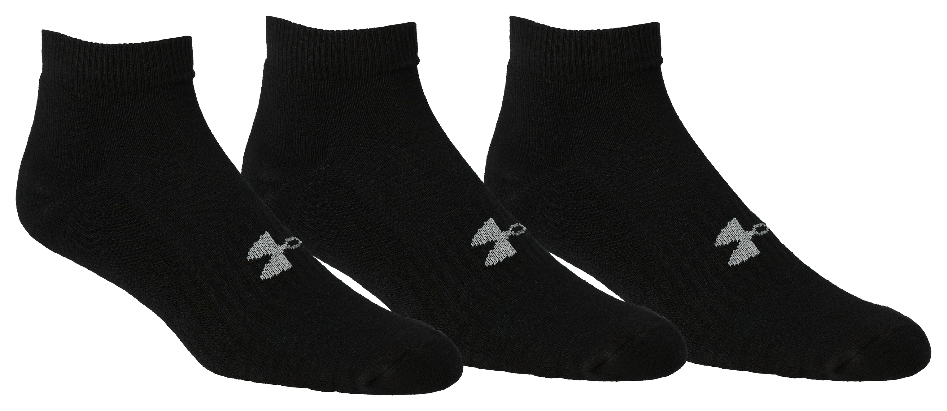 Under Armour Training Cotton Quarter Socks for Men 3-Pair Pack | Bass ...